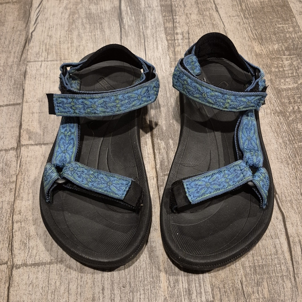 Teva Hurricane II Womens Sandals Blue Size 7